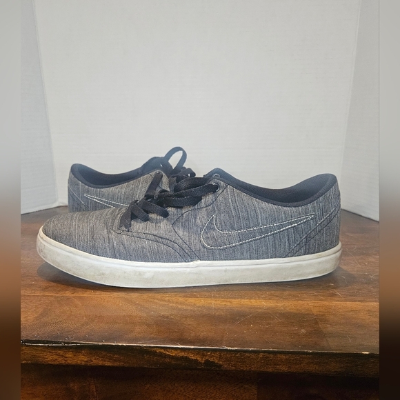 Nike Other - Size 12 - Nike SB Check Solarsoft Canvas Black White
